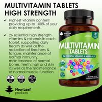 New Leaf Multivitamin Plus Iron High Strength Tablets